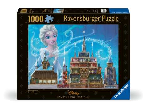 Ravensburger Puzzle 12000261 - Elsa - 1000 Teile Disney Castle Collection Puzzle für Erwachsene und Kinder ab 14 Jahren, Diverse