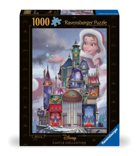 Ravensburger Puzzle 12000262 - Belle - 1000 Teile Disney Castle Collection Puzzle für Erwachsene und Kinder ab 14 Jahren, Diverse