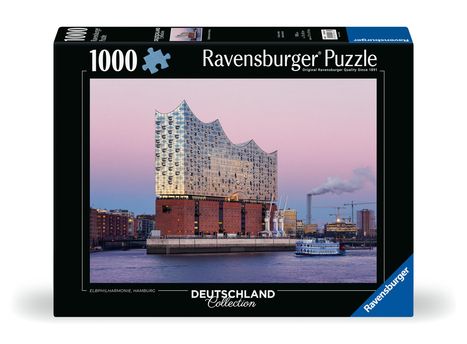 Ravensburger Puzzle 12000677 - Elbphilharmonie, Hamburg - 1000 Teile Puzzle für Erwachsene und Kinder ab 14 Jahren, Stadt-Puzzle von Hamburg, Diverse