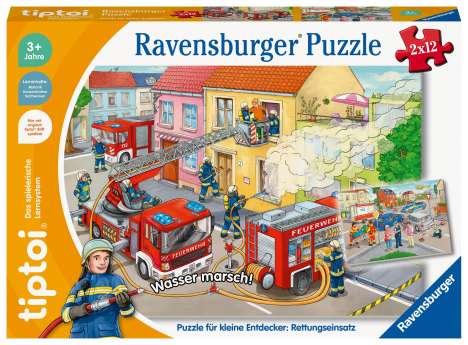 Ravensburger tiptoi Puzzle 00133 Puzzle für kleine Entdecker: Bauernhof, Puzzle für Kinder ab 3 Jahren, für 1 Spieler, Spiele
