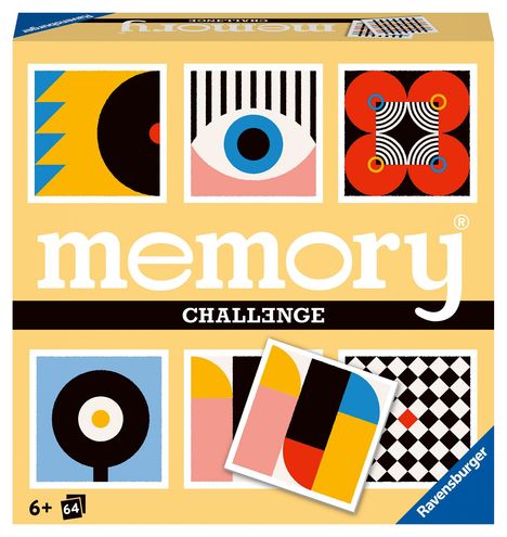 William H. Hurter: Ravensburger Challenge memory® Verrückte Muster - 22462 - Das weltbekannte Gedächtnisspiel, Spiele