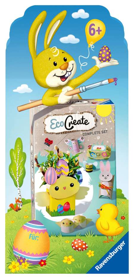 Ravensburger EcoCreate 80574 -Easter &amp; Spring Time - Kinder ab 6 Jahren, Spiele
