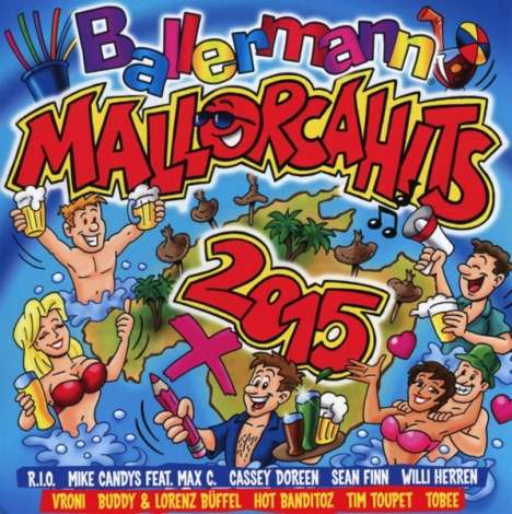 Ballermann Mallorca Hits 2015, 2 CDs