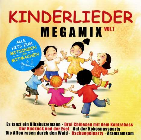 Kinderlieder Megamix Vol.1/Alle Hits Zum Mitsingen, 2 CDs