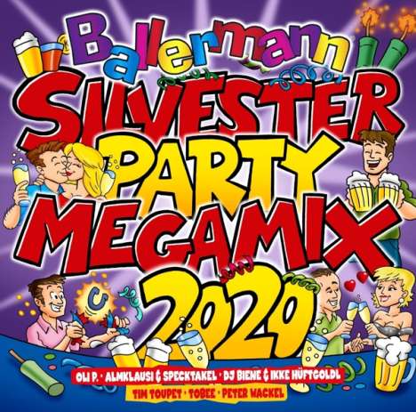 Ballermann Silvesterparty Megamix 2020, 2 CDs