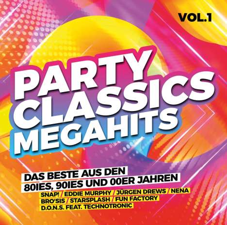 Party Classics Megahits Vol.1, 2 CDs