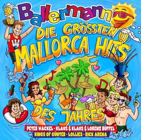 Ballermann: Die größten Mallorca Hits des Jahres, 2 CDs