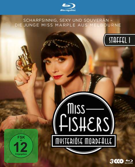 Miss Fishers mysteriöse Mordfälle Season 1 (Blu-ray), 3 Blu-ray Discs