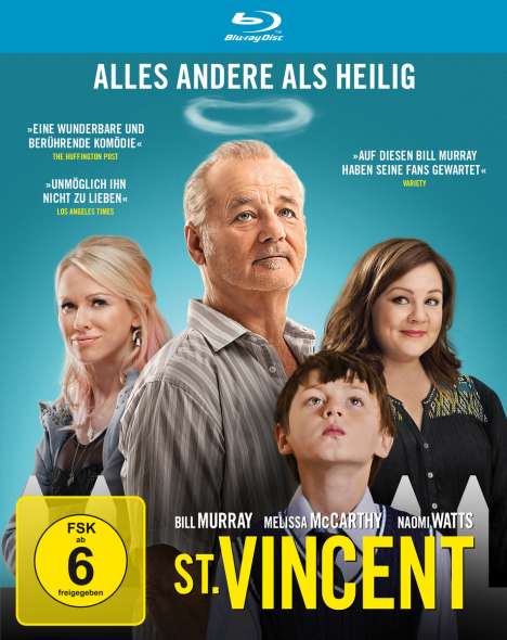 St. Vincent (Blu-ray), Blu-ray Disc