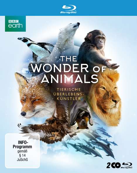 The Wonder of Animals: Tierische Überlebenskünstler (Blu-ray), 2 Blu-ray Discs