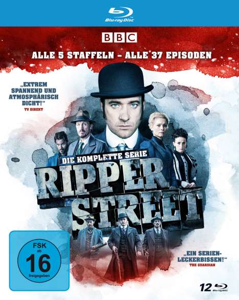 Ripper Street (Komplette Serie) (Blu-ray), 10 Blu-ray Discs
