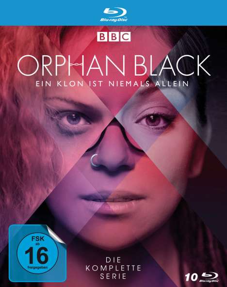 Orphan Black (Komplette Serie) (Blu-ray), 10 Blu-ray Discs
