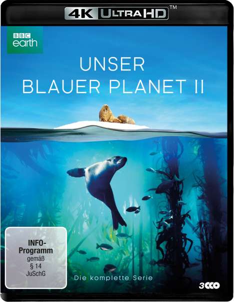 Unser blauer Planet II (Komplette Serie) (Ultra HD Blu-ray), 3 Ultra HD Blu-rays
