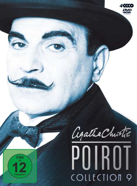 Agatha Christie's Hercule Poirot: Die Collection Vol.9, 4 DVDs