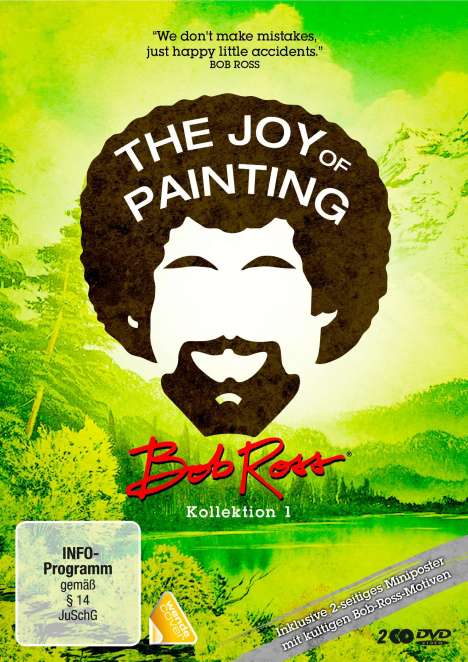 Bob Ross - The Joy of Painting Kollektion 1, 2 DVDs
