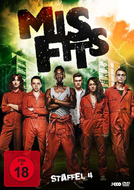 Misfits Staffel 4, 3 DVDs