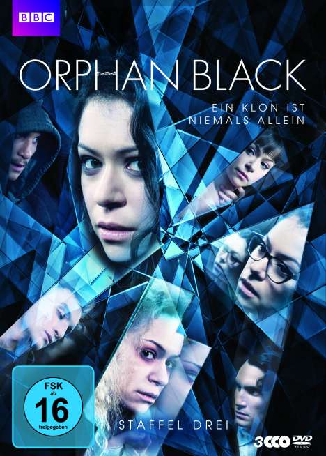 Orphan Black Staffel 3, 3 DVDs