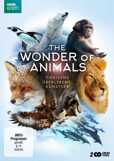 The Wonder of Animals: Tierische Überlebenskünstler, 2 DVDs