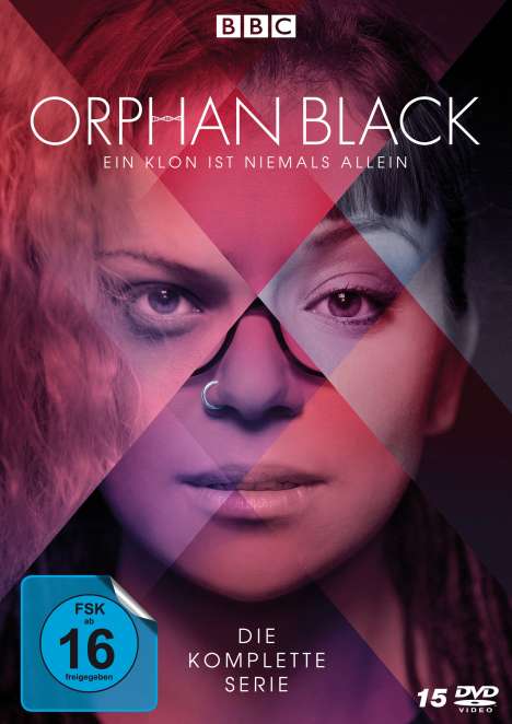 Orphan Black (Komplette Serie), 15 DVDs