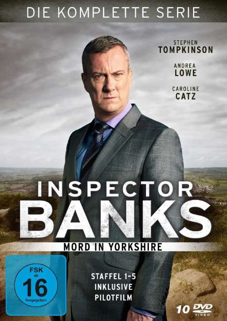 Inspector Banks (Komplette Serie), 10 DVDs