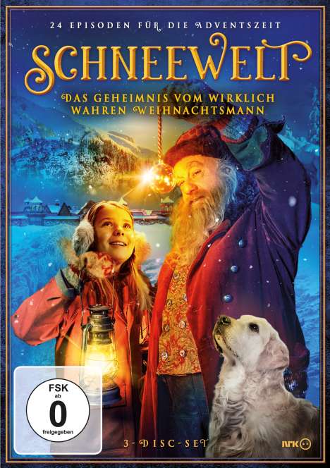 Schneewelt - Das Geheimnis vom wirklich wahren Weihnachtsmann, 3 DVDs