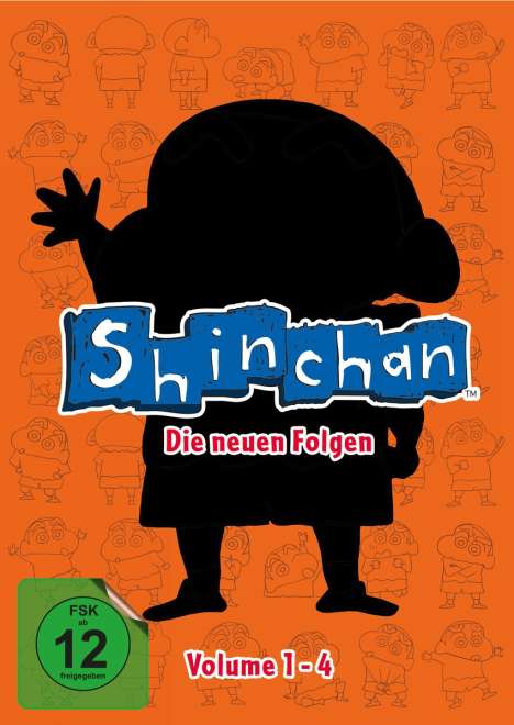Shin Chan - Die neuen Folgen Vol. 1-4, 4 DVDs