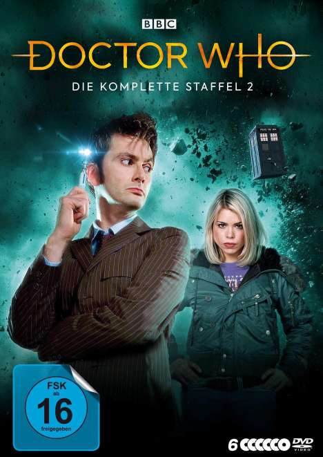 Doctor Who Staffel 2, 6 DVDs