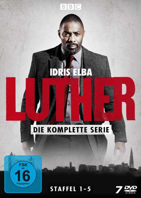 Luther (Komplette Serie), 7 DVDs