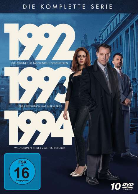 1992 - 1993 - 1994: Die Polit-Trilogie (Komplette Serie), 10 DVDs