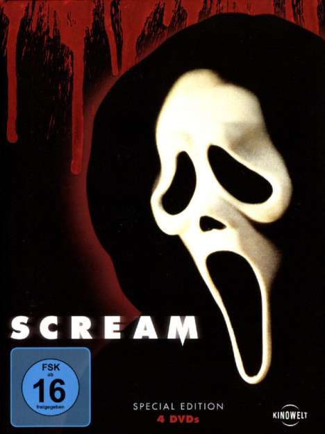 Scream 1-3, 4 DVDs
