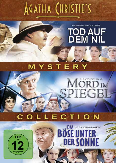Agatha Christie Mystery Collection, 3 DVDs