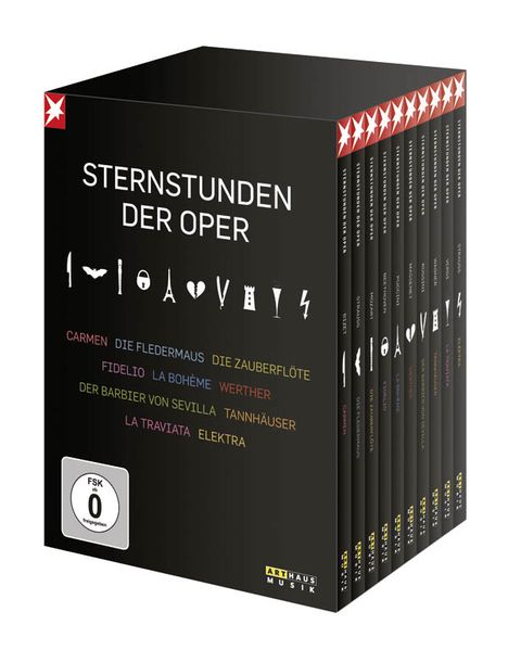 Sternstunden der Oper - Box, 10 DVDs