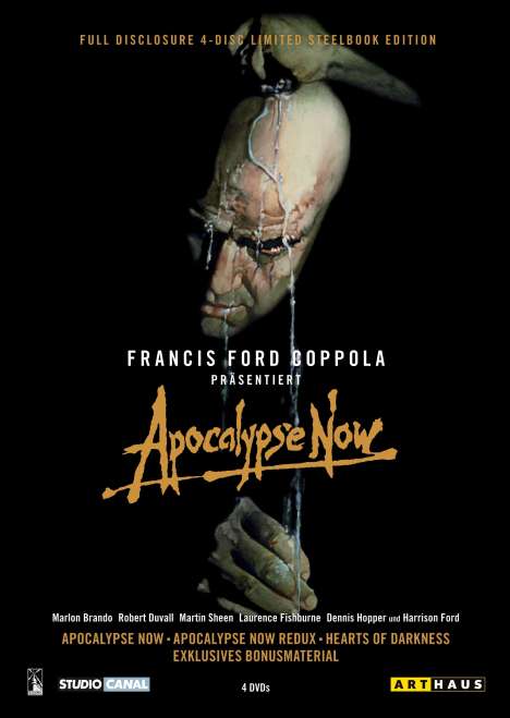 Apocalypse Now - Full Disclosure (Steelbook), 4 DVDs