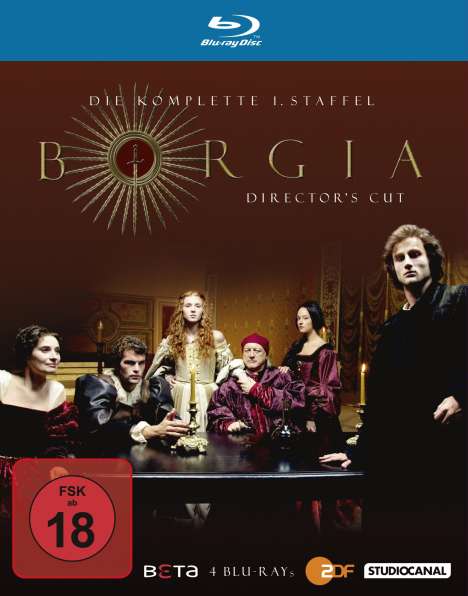Borgia Staffel 1 (Director's Cut) (Blu-ray), 3 Blu-ray Discs