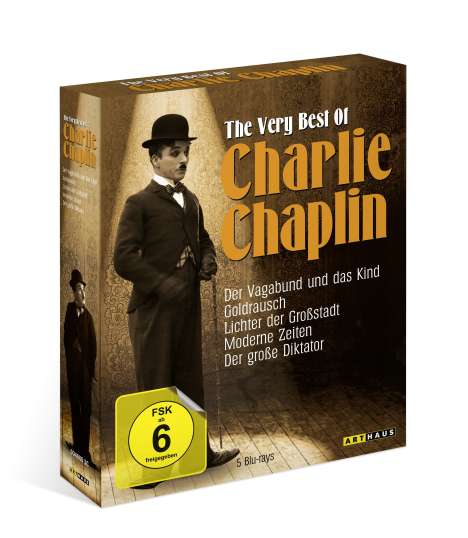 The Very Best of Charlie Chaplin (Blu-ray), 5 Blu-ray Discs