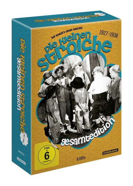 Die kleinen Strolche (Gesamtedition), 8 DVDs