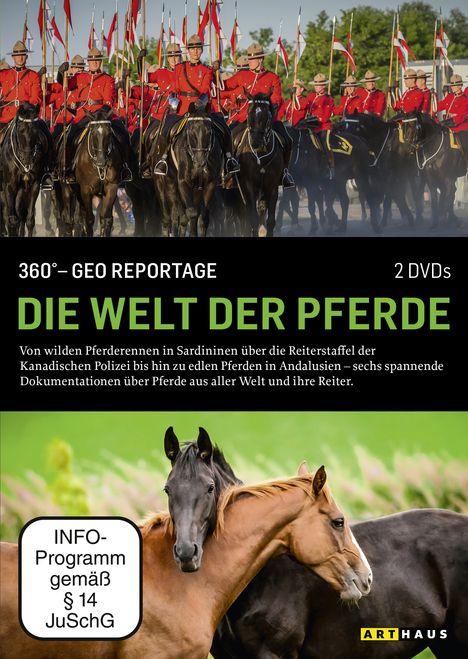 360° Geo-Reportage: Die Welt der Pferde, DVD