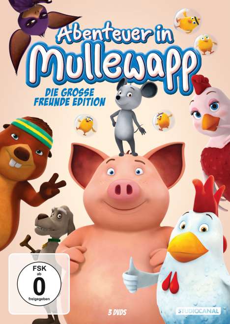 Abenteuer in Mullewapp - Die grosse Freunde Edition, 3 DVDs