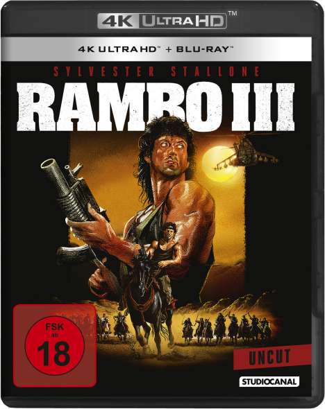 Rambo III (Ultra HD Blu-ray &amp; Blu-ray), 1 Ultra HD Blu-ray und 1 Blu-ray Disc