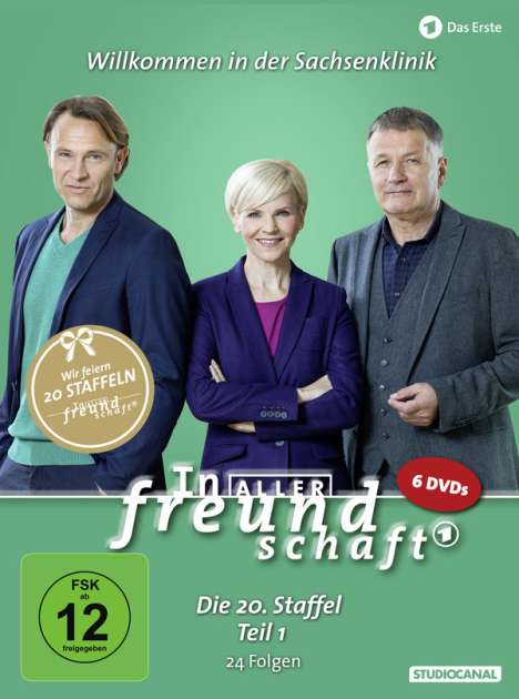In aller Freundschaft Staffel 20 Box 1, 6 DVDs