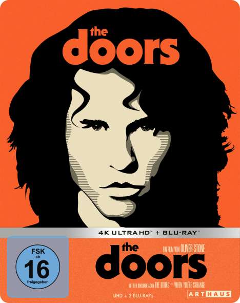 The Doors (Ultra HD Blu-ray &amp; Blu-ray im Steelbook), 1 Ultra HD Blu-ray und 2 Blu-ray Discs