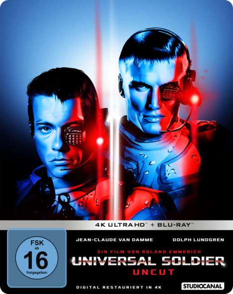 Universal Soldier (Ultra HD Blu-ray &amp; Blu-ray im Steelbook), 1 Ultra HD Blu-ray und 1 Blu-ray Disc