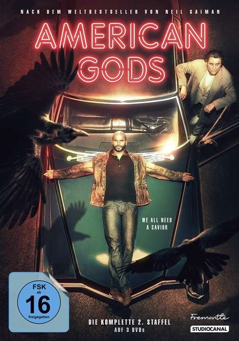 American Gods Staffel 2 (Collector's Edition), 3 DVDs