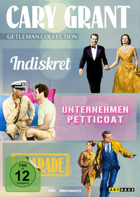 Cary Grant - Gentleman Collection, 3 DVDs