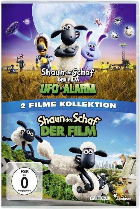 Shaun das Schaf - Der Film 1 &amp; 2, 2 DVDs