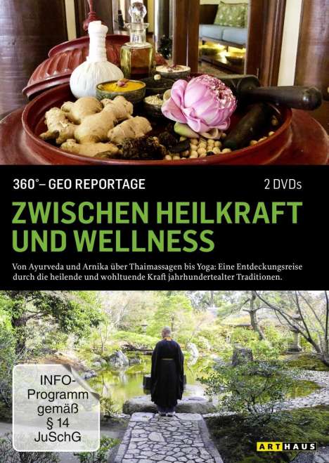 360° Geo-Reportage: Zwischen Heilkraft und Wellness, 2 DVDs