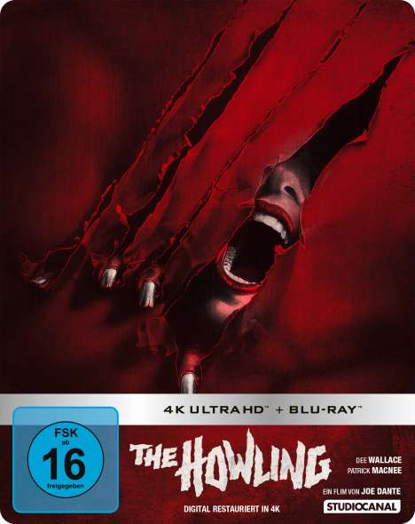 The Howling - Das Tier (1980) (Ultra HD Blu-ray &amp; Blu-ray im Steelbook), 1 Ultra HD Blu-ray und 1 Blu-ray Disc