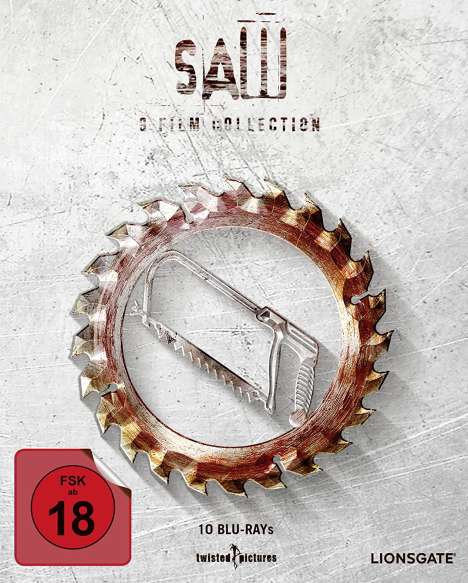SAW 1-9 (Gesamtedition) (Blu-ray), 10 Blu-ray Discs