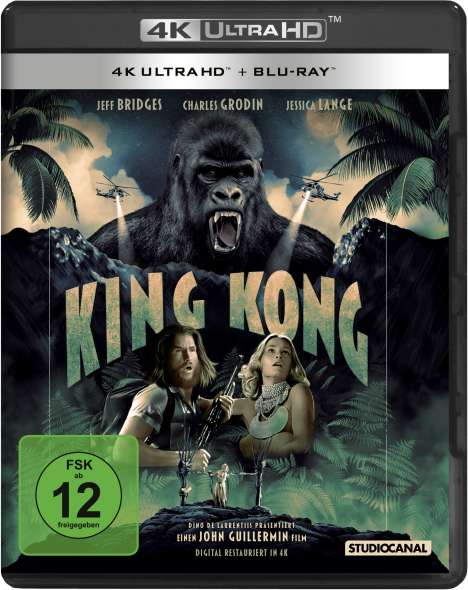 King Kong (1976) (Special Edition) (Ultra HD Blu-ray &amp; Blu-ray), 1 Ultra HD Blu-ray und 1 Blu-ray Disc