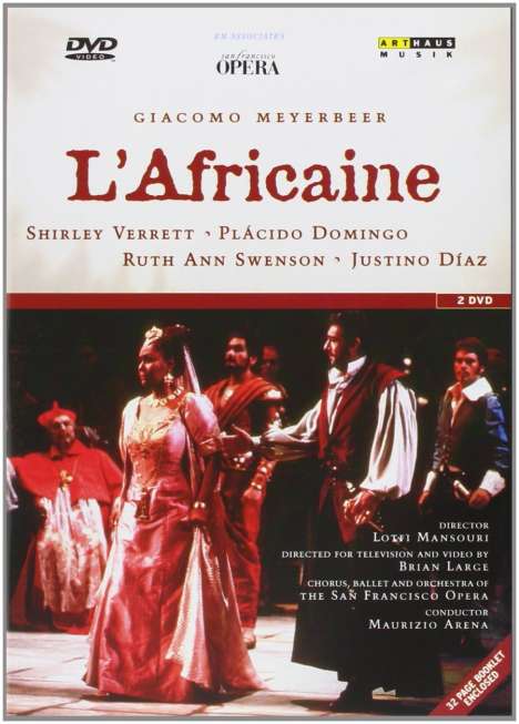 Giacomo Meyerbeer (1791-1864): L'Africana, 2 DVDs